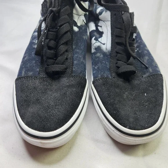 VANS The Exorcist Checkerboard Sneakers Mens Size 8.5 Womens Size 10 Black White - Picture 2 of 14